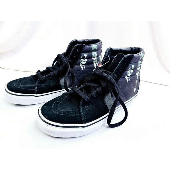 Vans Size Men's 6 Women's 7.5 Black KISS Dressed to Kill Hi Lace sneakers NEW - Picture 16 of 16